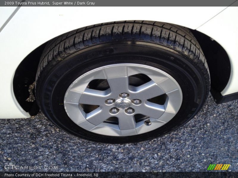 Super White / Dark Gray 2009 Toyota Prius Hybrid