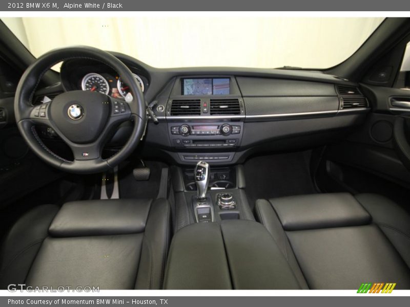 Dashboard of 2012 X6 M 