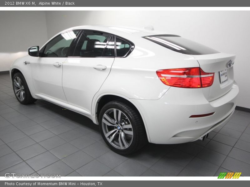 Alpine White / Black 2012 BMW X6 M