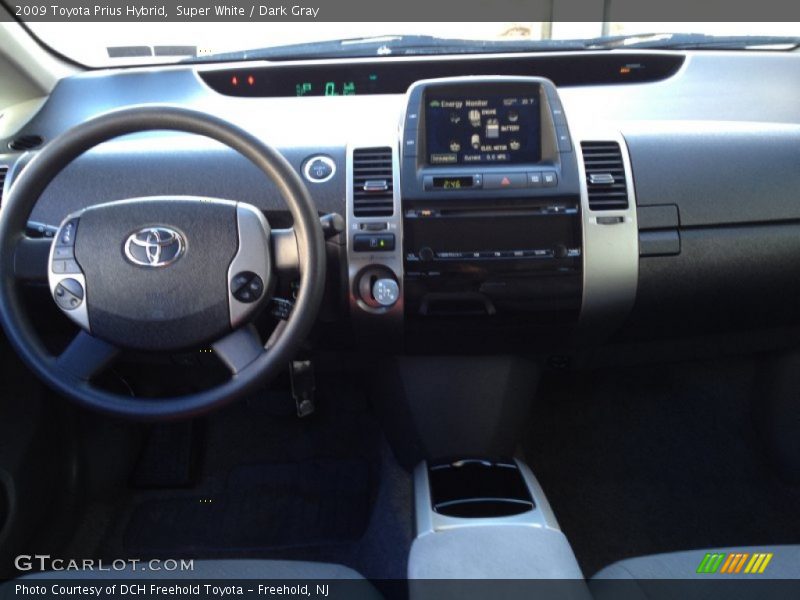Super White / Dark Gray 2009 Toyota Prius Hybrid