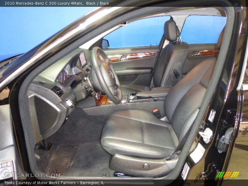 Black / Black 2010 Mercedes-Benz C 300 Luxury 4Matic