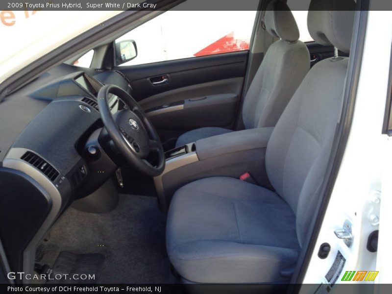 Super White / Dark Gray 2009 Toyota Prius Hybrid