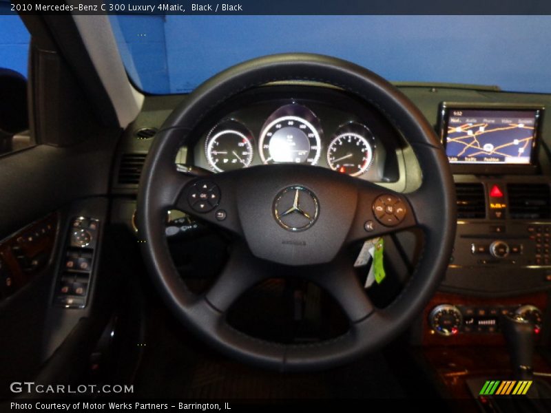 Black / Black 2010 Mercedes-Benz C 300 Luxury 4Matic