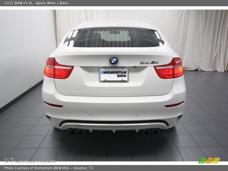 Alpine White / Black 2012 BMW X6 M