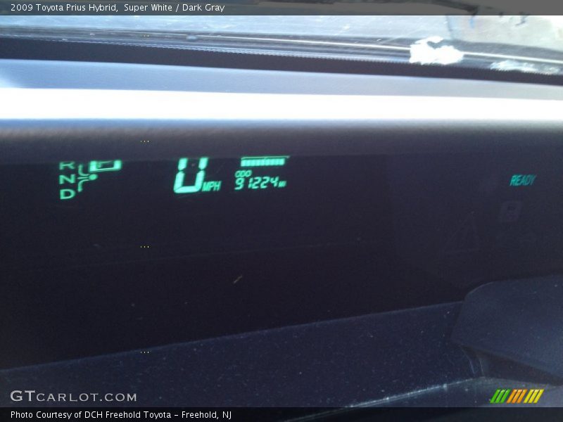 Super White / Dark Gray 2009 Toyota Prius Hybrid