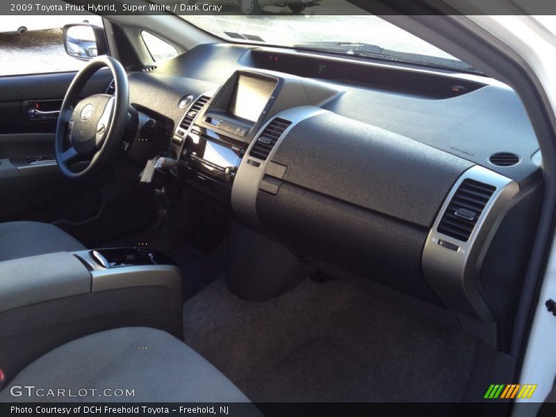 Super White / Dark Gray 2009 Toyota Prius Hybrid