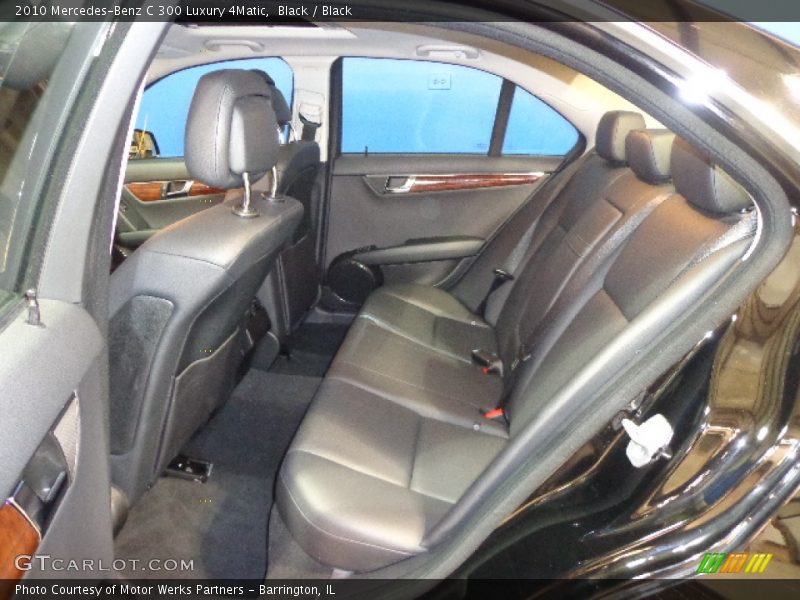 Black / Black 2010 Mercedes-Benz C 300 Luxury 4Matic
