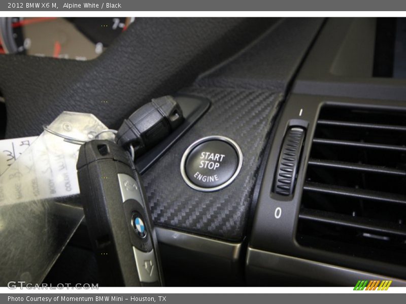 Alpine White / Black 2012 BMW X6 M