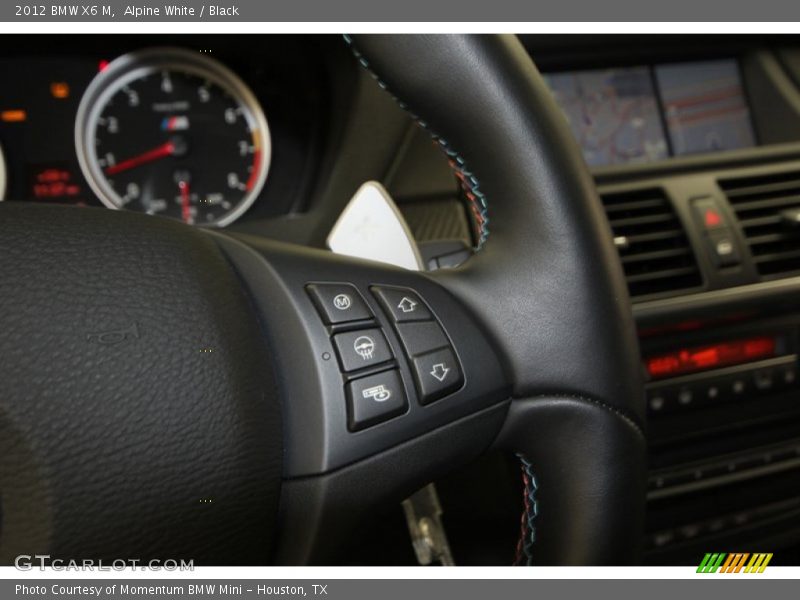 Alpine White / Black 2012 BMW X6 M