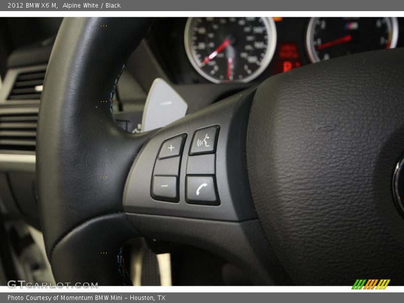 Alpine White / Black 2012 BMW X6 M