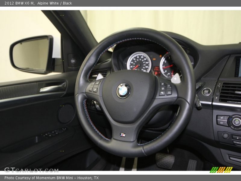 Alpine White / Black 2012 BMW X6 M