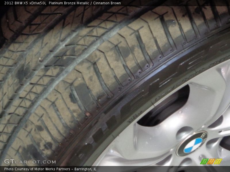 Platinum Bronze Metallic / Cinnamon Brown 2012 BMW X5 xDrive50i
