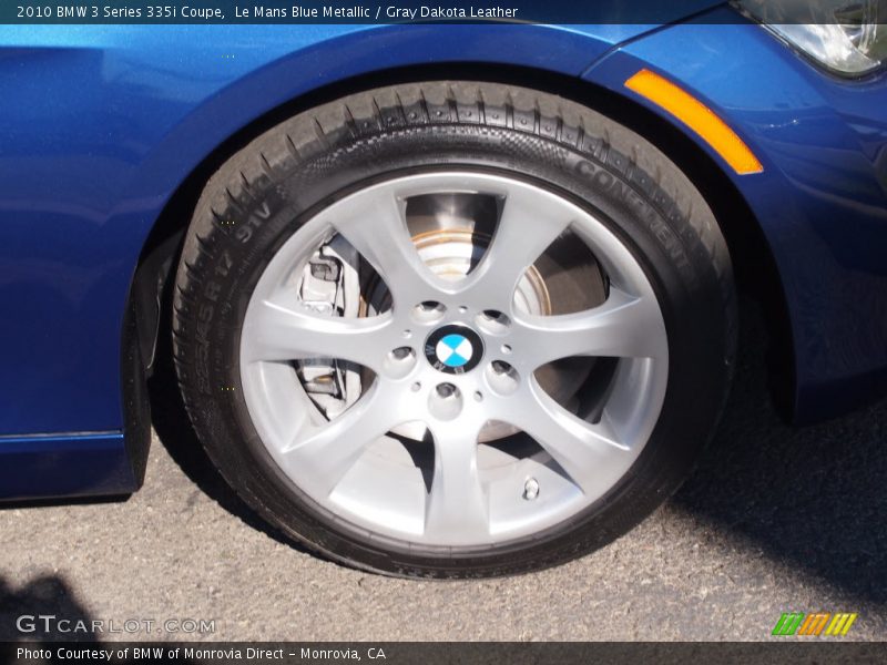 Le Mans Blue Metallic / Gray Dakota Leather 2010 BMW 3 Series 335i Coupe