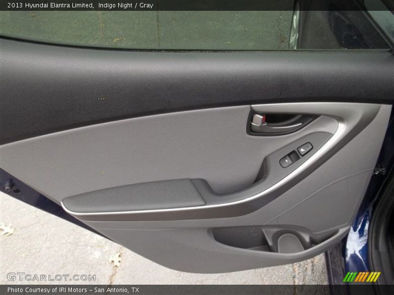 Indigo Night / Gray 2013 Hyundai Elantra Limited