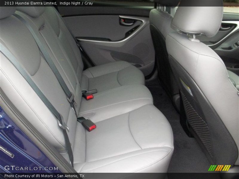 Indigo Night / Gray 2013 Hyundai Elantra Limited