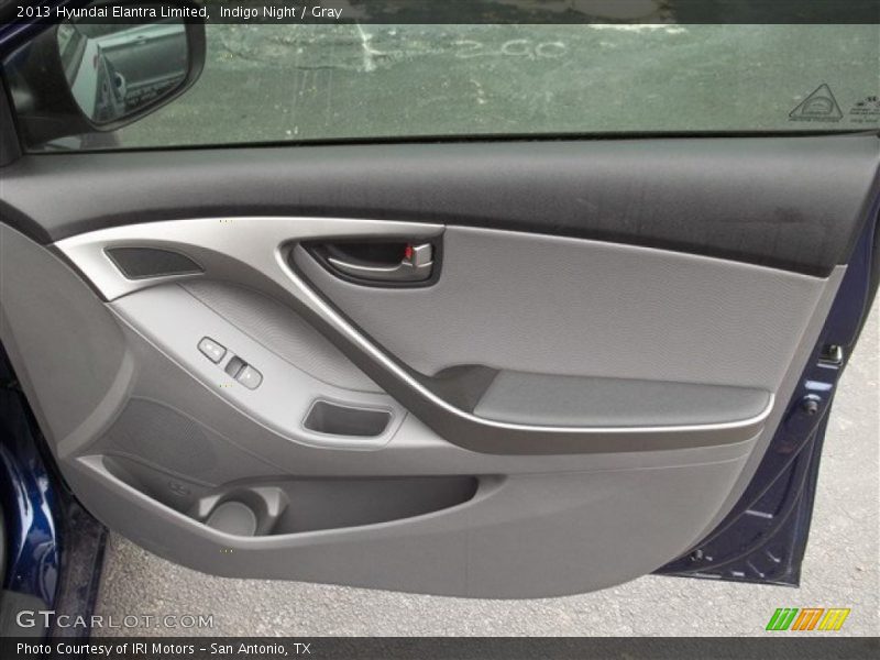 Indigo Night / Gray 2013 Hyundai Elantra Limited