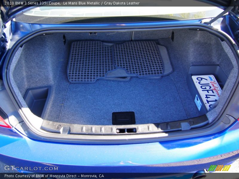 Le Mans Blue Metallic / Gray Dakota Leather 2010 BMW 3 Series 335i Coupe
