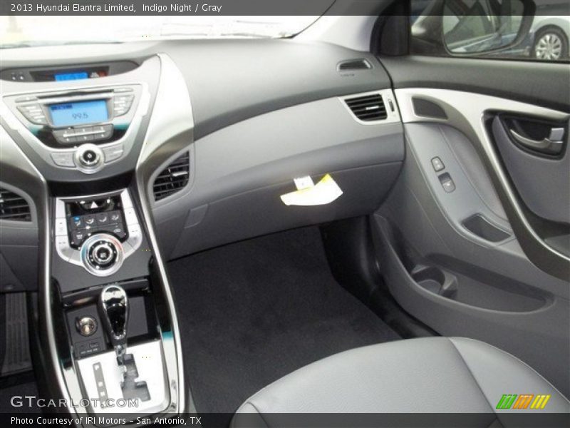 Indigo Night / Gray 2013 Hyundai Elantra Limited
