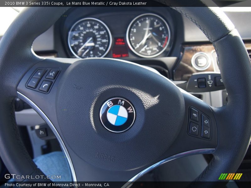 Le Mans Blue Metallic / Gray Dakota Leather 2010 BMW 3 Series 335i Coupe