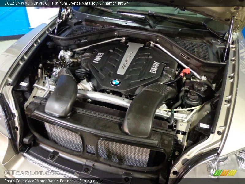 Platinum Bronze Metallic / Cinnamon Brown 2012 BMW X5 xDrive50i