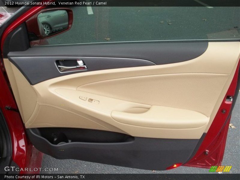 Venetian Red Pearl / Camel 2012 Hyundai Sonata Hybrid