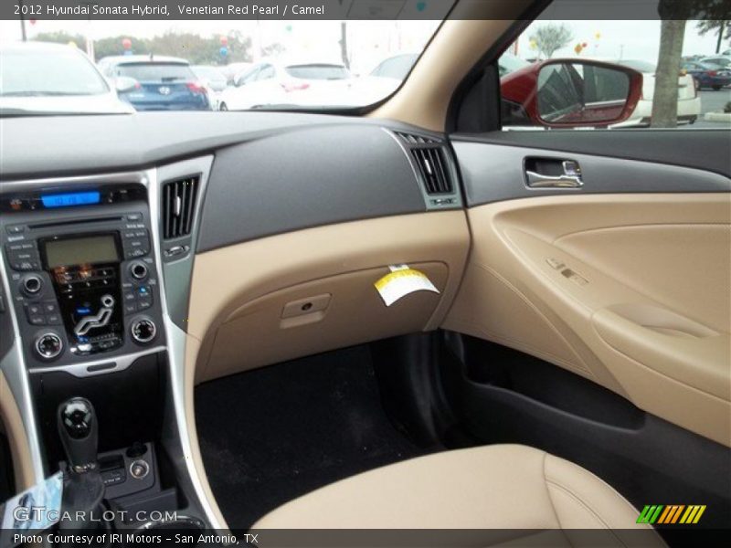 Venetian Red Pearl / Camel 2012 Hyundai Sonata Hybrid