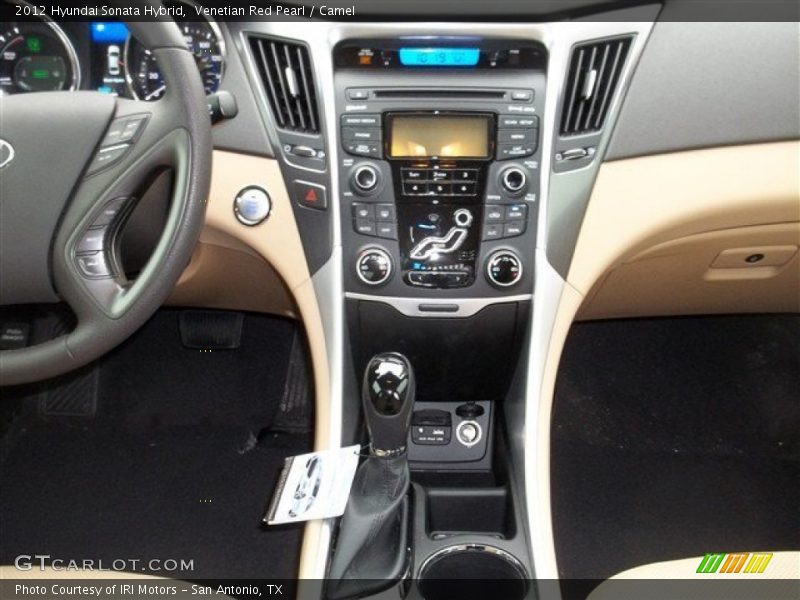 Venetian Red Pearl / Camel 2012 Hyundai Sonata Hybrid