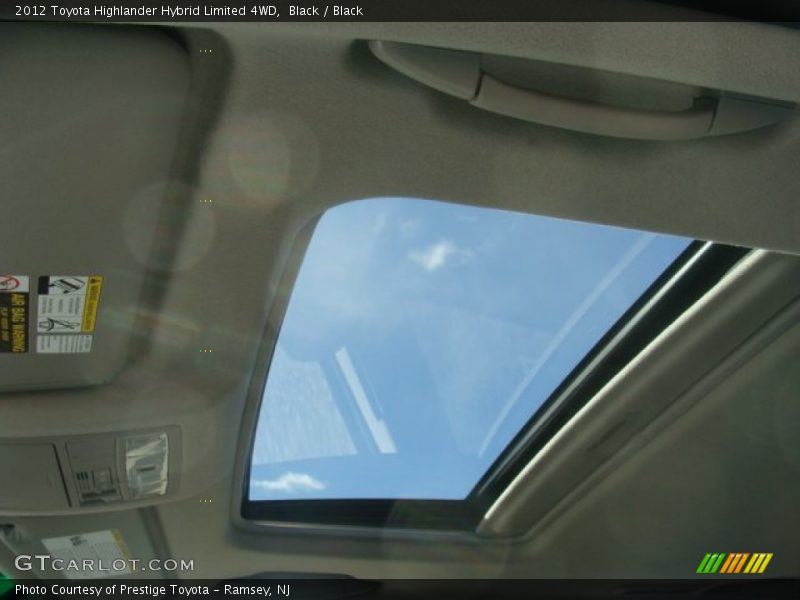 Black / Black 2012 Toyota Highlander Hybrid Limited 4WD