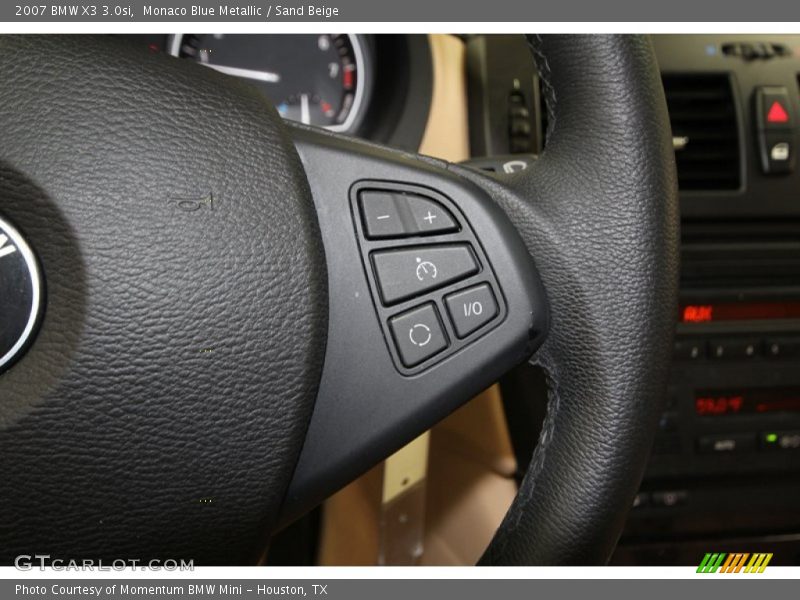 Monaco Blue Metallic / Sand Beige 2007 BMW X3 3.0si