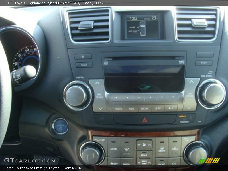 Black / Black 2012 Toyota Highlander Hybrid Limited 4WD