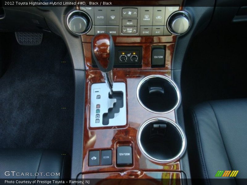 Black / Black 2012 Toyota Highlander Hybrid Limited 4WD