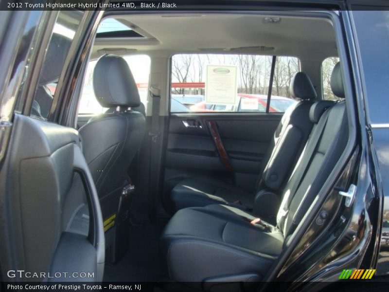 Black / Black 2012 Toyota Highlander Hybrid Limited 4WD