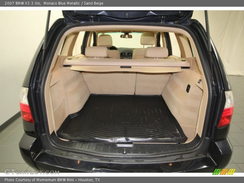 Monaco Blue Metallic / Sand Beige 2007 BMW X3 3.0si