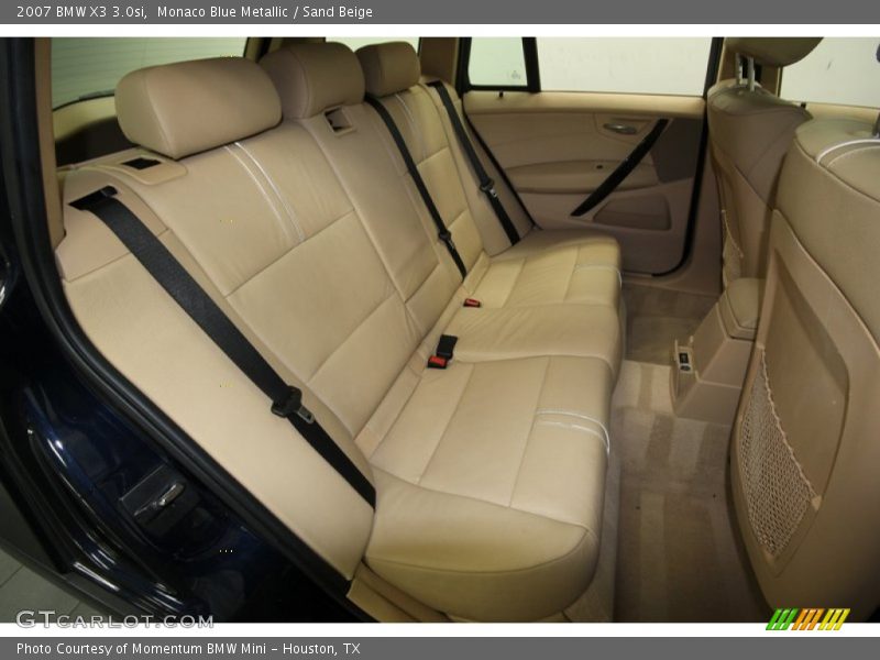 Monaco Blue Metallic / Sand Beige 2007 BMW X3 3.0si