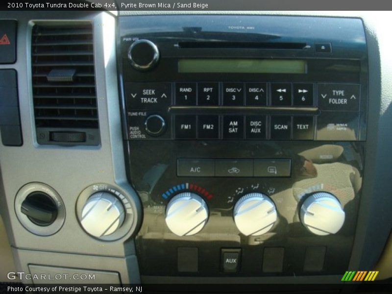 Pyrite Brown Mica / Sand Beige 2010 Toyota Tundra Double Cab 4x4