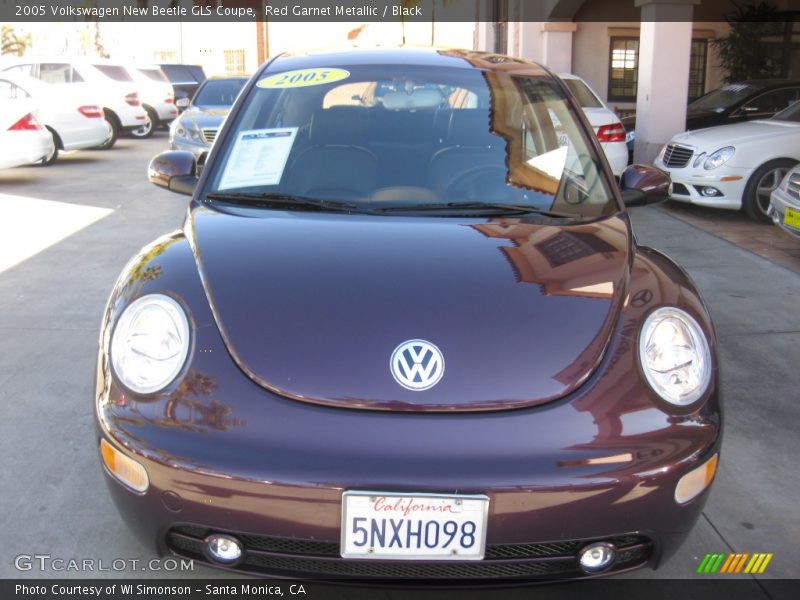 Red Garnet Metallic / Black 2005 Volkswagen New Beetle GLS Coupe