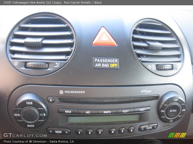 Red Garnet Metallic / Black 2005 Volkswagen New Beetle GLS Coupe