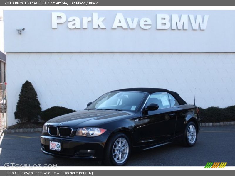 Jet Black / Black 2010 BMW 1 Series 128i Convertible