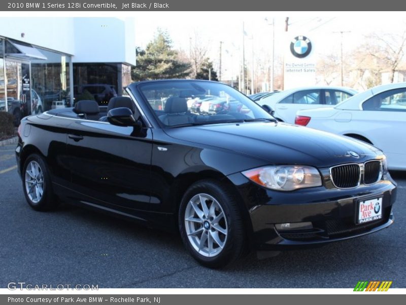 Jet Black / Black 2010 BMW 1 Series 128i Convertible