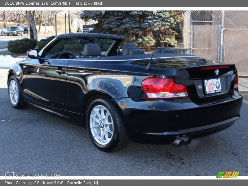 Jet Black / Black 2010 BMW 1 Series 128i Convertible