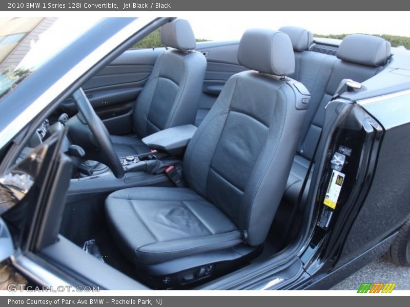 Jet Black / Black 2010 BMW 1 Series 128i Convertible