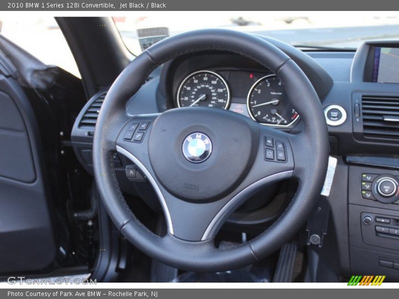Jet Black / Black 2010 BMW 1 Series 128i Convertible