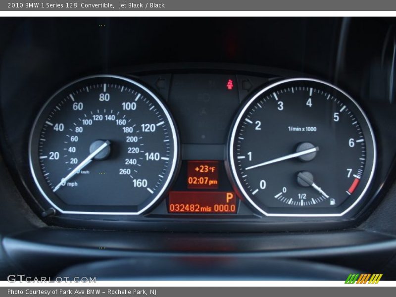 Jet Black / Black 2010 BMW 1 Series 128i Convertible