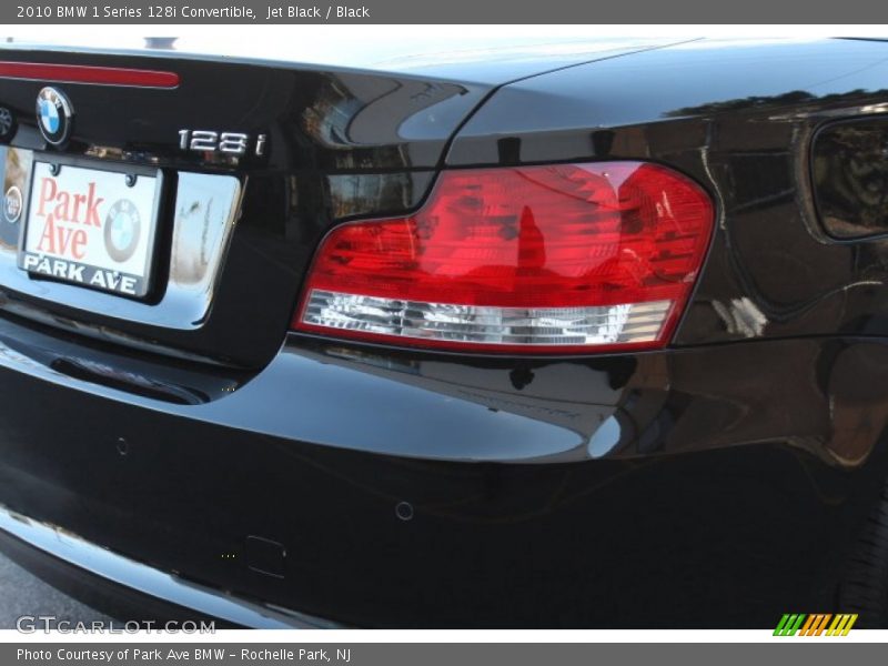 Jet Black / Black 2010 BMW 1 Series 128i Convertible
