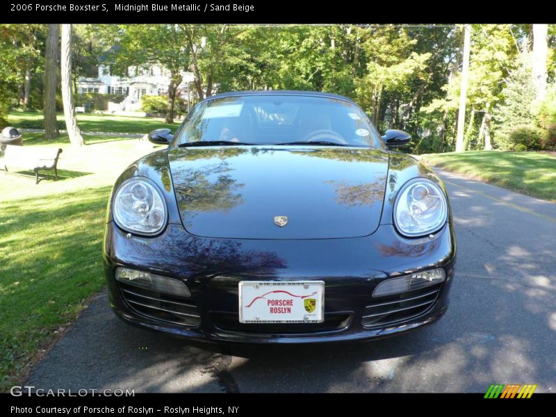 Midnight Blue Metallic / Sand Beige 2006 Porsche Boxster S
