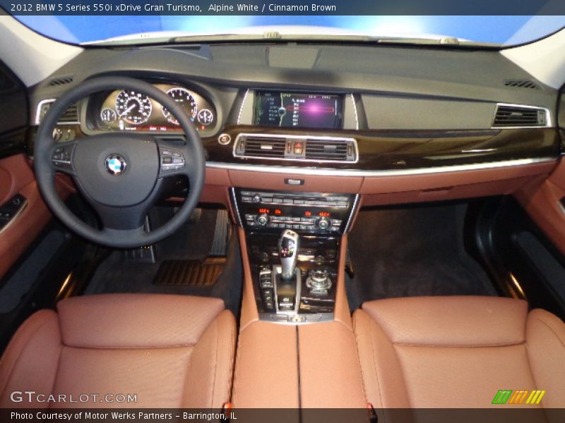 Dashboard of 2012 5 Series 550i xDrive Gran Turismo