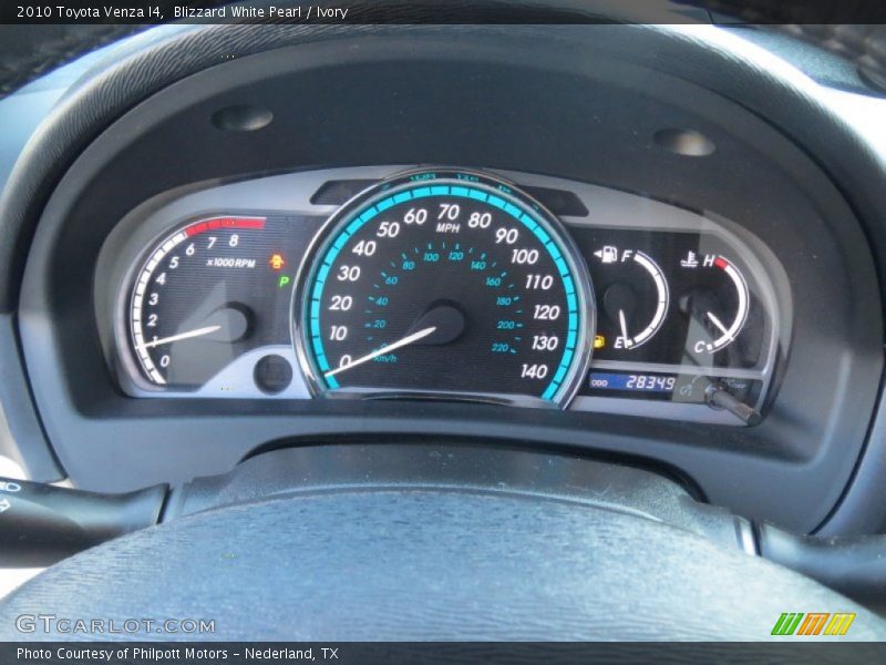 2010 Venza I4 I4 Gauges