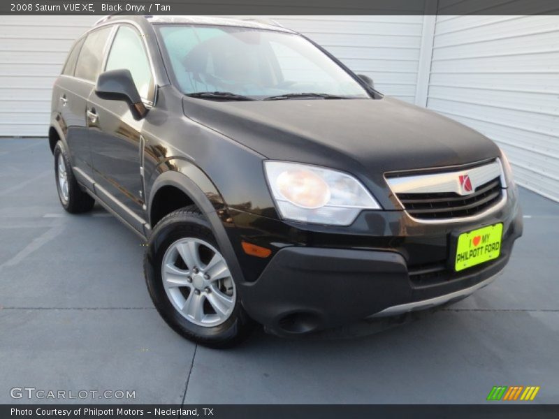 Black Onyx / Tan 2008 Saturn VUE XE