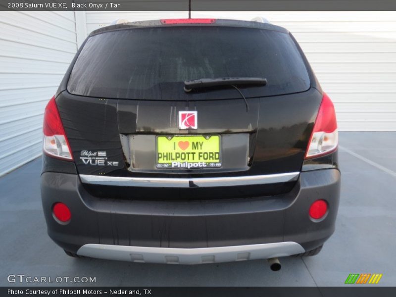Black Onyx / Tan 2008 Saturn VUE XE