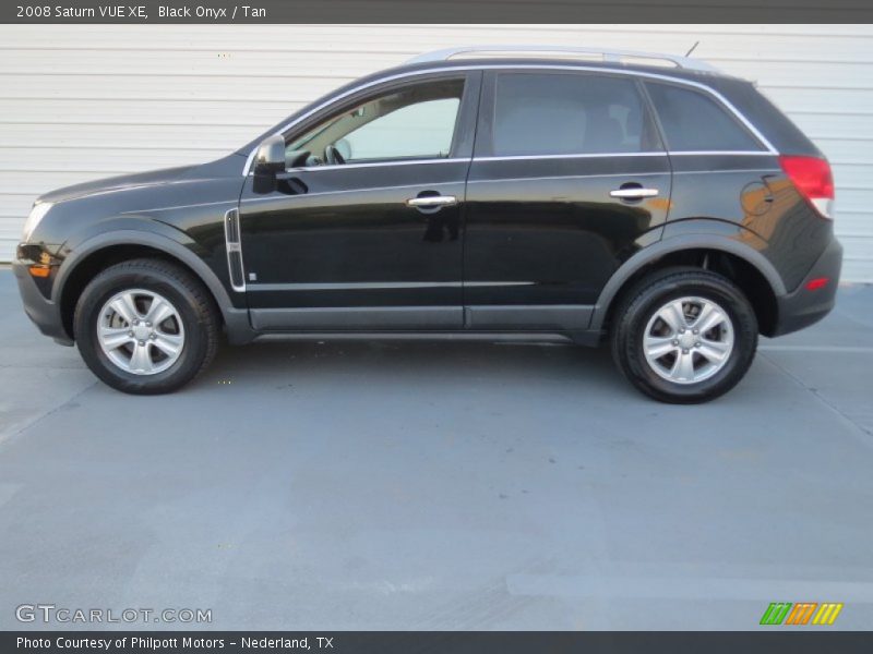 Black Onyx / Tan 2008 Saturn VUE XE